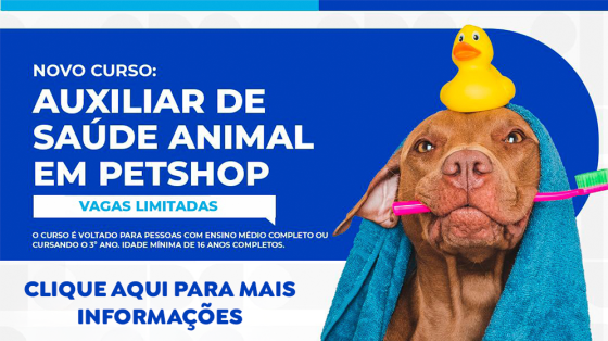 Prefeitura promove curso de Auxiliar de Saúde Animal